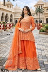 Mirror By Mrudangi Chinon Wholesale Readymade Plazzo Suits Suppliers In Mumbai
